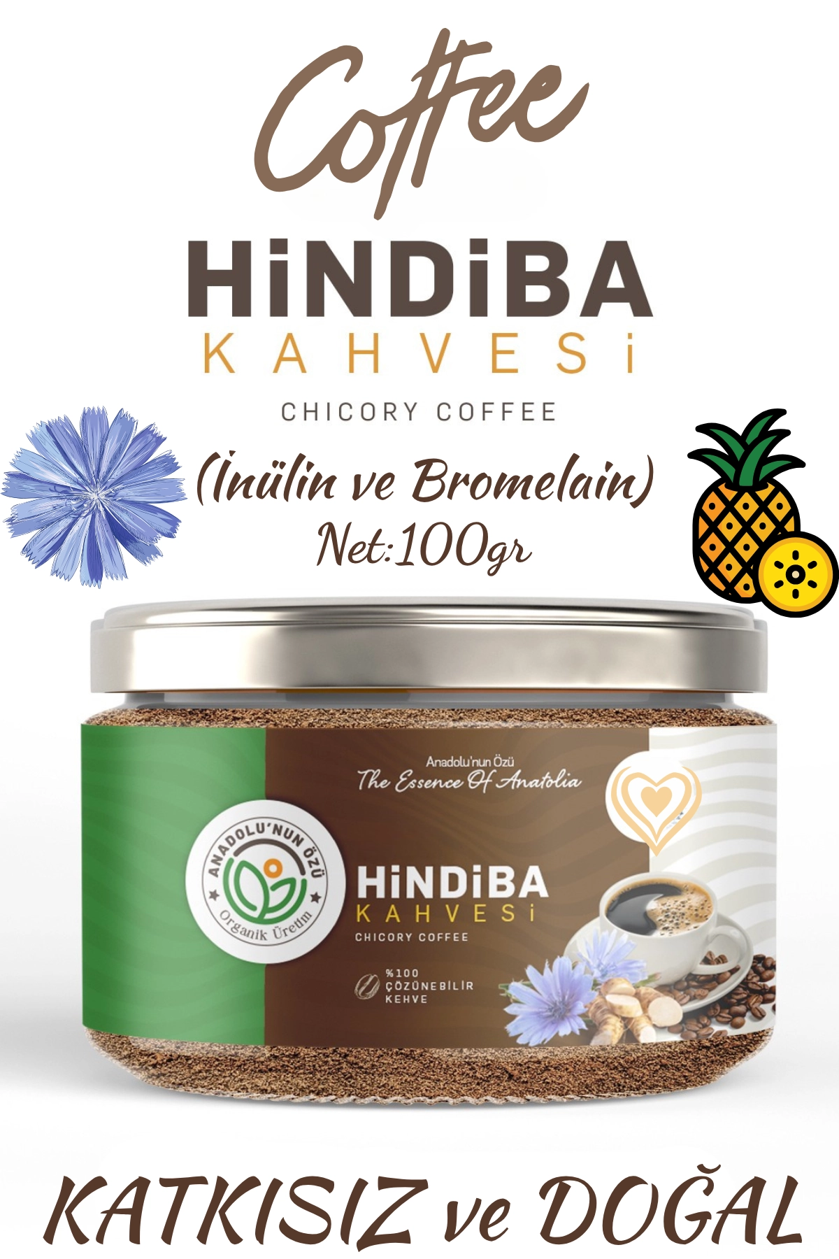 Hindiba%20İnülin%20Bromelain%20Kahvesi