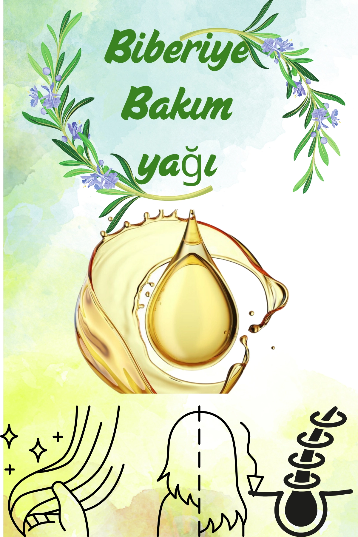 Organik%20Biberiye%20Saç%20Bakım%20Yağı