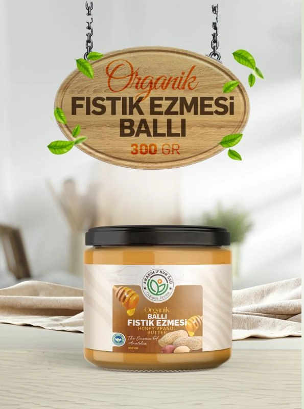 Organik%20Fıstık%20Ezmesi(Ballı)