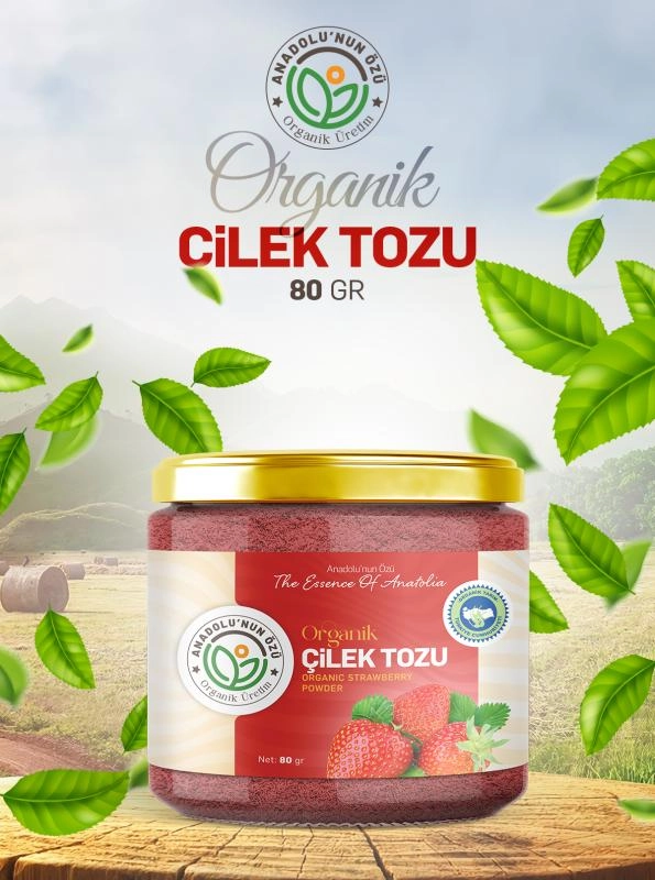 Organik%20Çilek%20Tozu