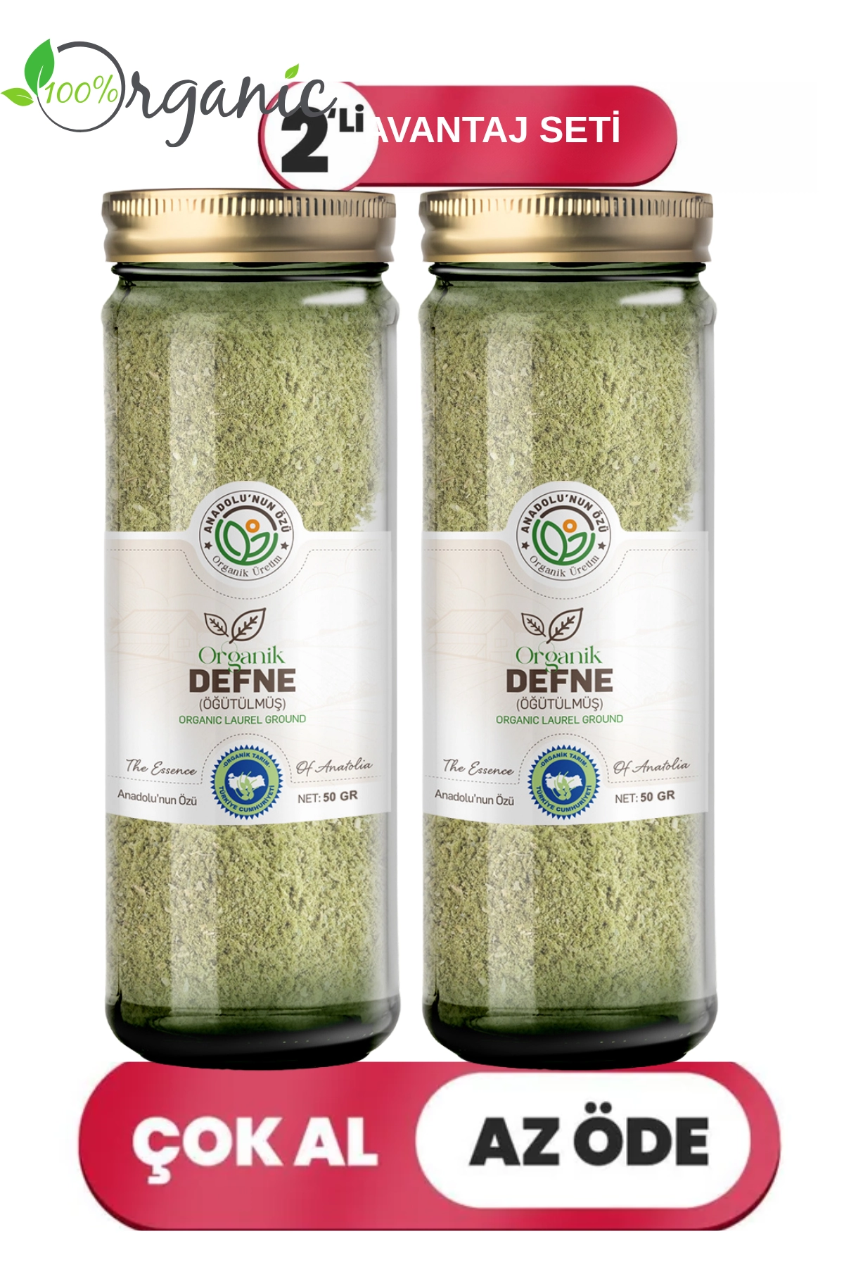 Organik%20Defne%20Öğütülmüş%202’li%20Set