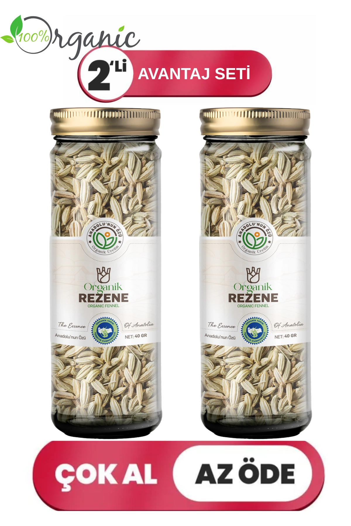 Organik%20Rezene%202’li%20Set