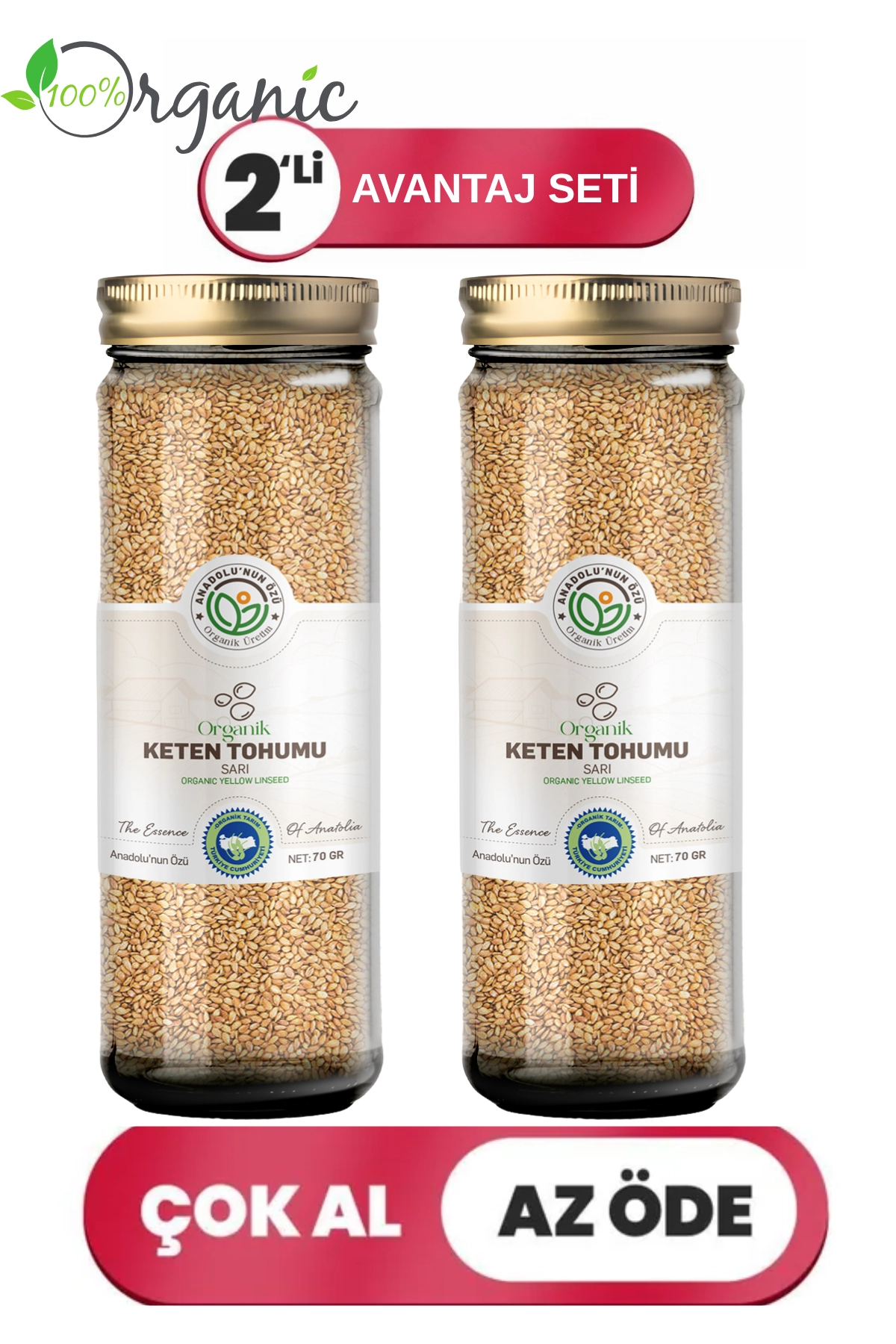 Organik%20Keten%20Tohumu%20(Sarı)%202’li%20Set