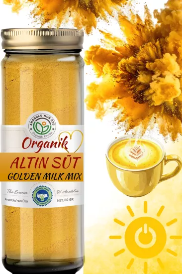 Organik Altın Süt Baharat Karışımı 