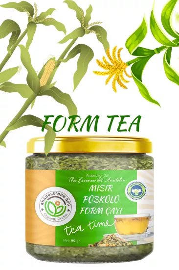 Organik Mısır Püsküllü Form Çayı