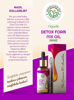 Organik Detox Form Mix Oil (Anne)