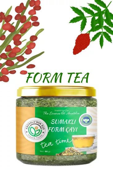 Organik Sumak Form Çayı