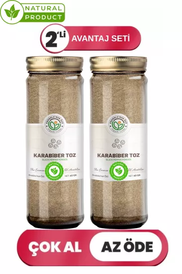 Karabiber Toz 2’li Set