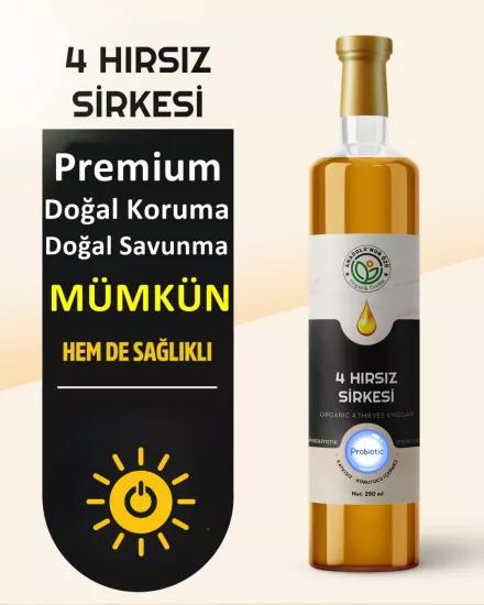 4 Hırsız Detox Sirkesi