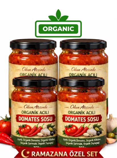 Organik Acı Sos 4’lü Set