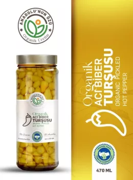 Organik Acı Biber Turşusu 