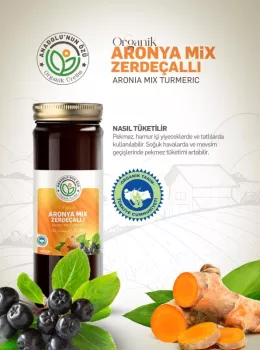 Organik Aronya Mix (Zerdeçallı)