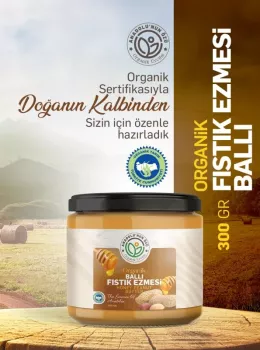 Organik Fıstık Ezmesi(Ballı)