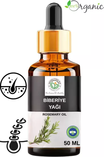 Organik Biberiye Saç Bakım Yağı