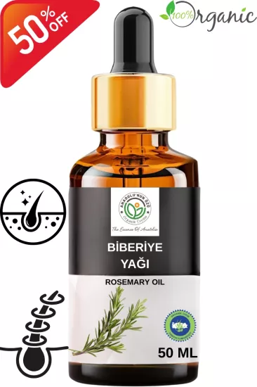 Organik Biberiye Saç Bakım Yağı