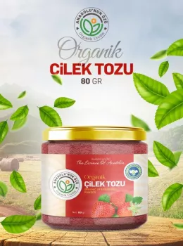 Organik Çilek Tozu