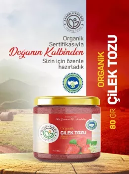 Organik Çilek Tozu