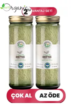 Organik Defne Öğütülmüş 2’li Set