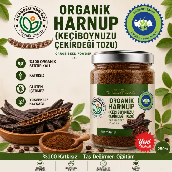 Keçiboynuzu(Harnup) Çekirdeği Tozu
