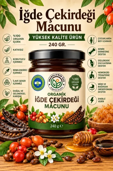 Organik İğde Çekirdeği Macunu