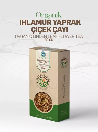 Organik Ihlamur Yaprak Çiçek Çayı