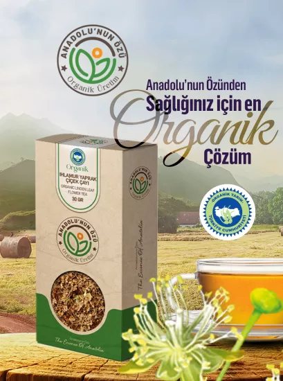 Organik Ihlamur Yaprak Çiçek Çayı