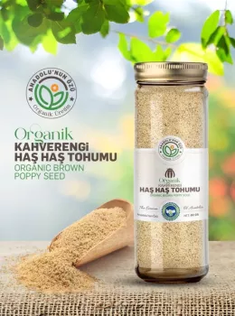 Organik Haşhaş Tohumu (Kahverengi)