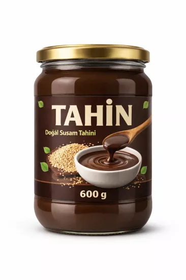 Doğal Kabuklu Tahin Çifte Kavrulmuş 