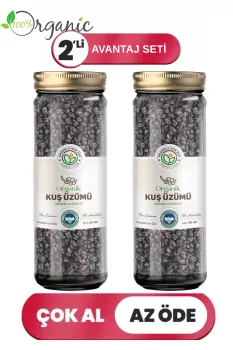 Organik Kuş Üzümü(Dolmalık) 2’li Set