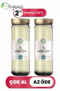 Organik Limon Kurusu Tozu 2’li Set