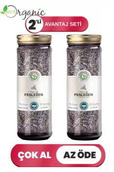 Organik Fesleğen Mor 2’li Set