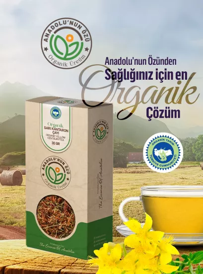 Organik Sarı Kantaron Çayı