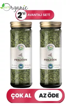Organik Fesleğen Yeşil 2’li Set