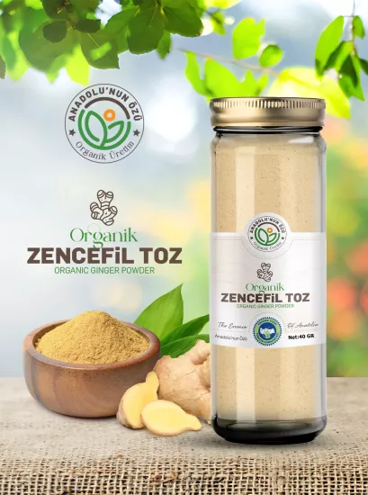  Organik Zencefil Toz