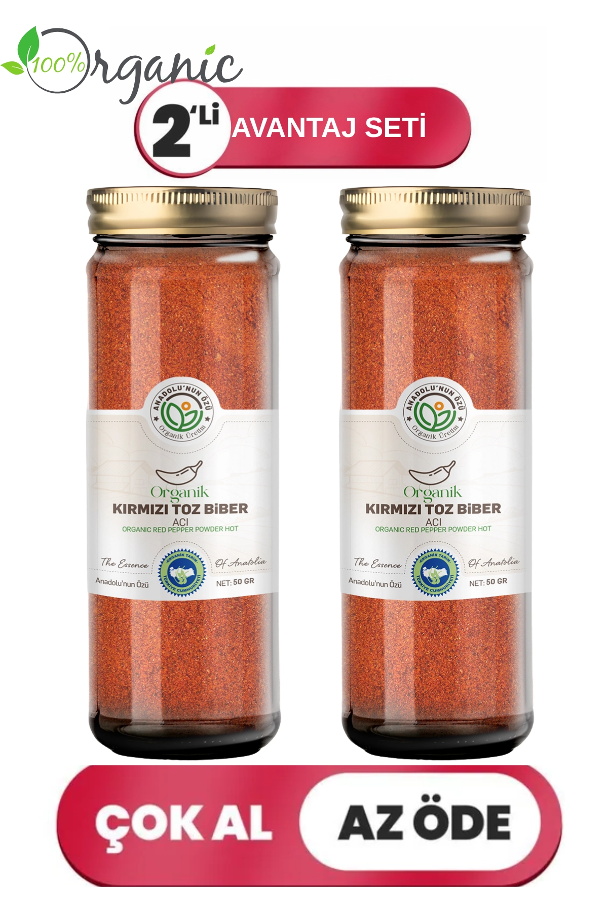 Organik%20Toz%20Biber%20(Acı)%202’li%20Set