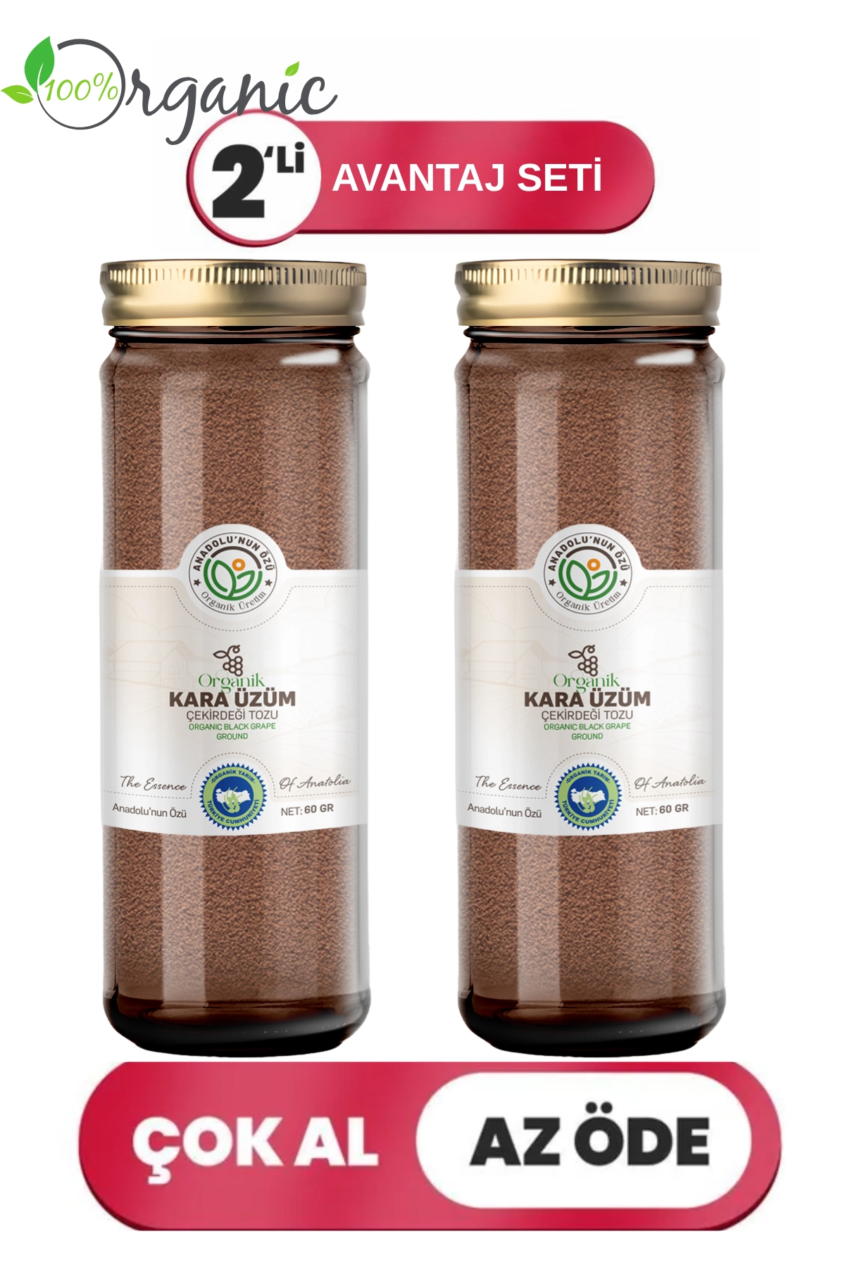 Organik%20Karaüzüm%20Çekirdeği%20Öğütülmüş%202’li%20Set